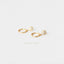 Sun Drop Hoop Earrings, Huggies, Gold, Silver SHEMISLI - SH167 - Shemisli Jewels