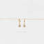Sun Drop Hoop Earrings, Huggies, Gold, Silver SHEMISLI - SH167 - Shemisli Jewels