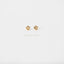 Rose Flower Stud Earrings, Gold, Silver SHEMISLI SS175 Butterfly End, SS765 Screw Ball End (Type A) - Shemisli Jewels