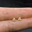 Tiny Clover Flower Stud, White, Emerald, Turquoise, Sapphire, Black, Opal, Gold Silver SHEMISLI SS039, SS151, SS152, SS244, SS245, SS184 - Shemisli Jewels