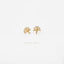 Tree Branch Stud Earrings, Gold, Silver SHEMISLI SS193 LR - Shemisli Jewels