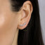 Pearl Climber Earrings, Pearl Jewelry, Gold, Silver SHEMISLI - SS214 NOBKG - Shemisli Jewels