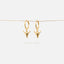 Baphomet Satanic Goat Head Hoop Earrings, Satan Huggies, Gold, Silver SHEMISLI - SH259 - Shemisli Jewels