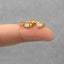 Oval CZ Hoops, White Stone, Emerald, Turquoise, Sapphire, Black Stone, Gold, Silver SHEMISLI SH388, SH389, SH390, SH391, SH392 - Shemisli Jewels