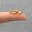 Oval CZ Hoops, White Stone, Emerald, Turquoise, Sapphire, Black Stone, Gold, Silver SHEMISLI SH388, SH389, SH390, SH391, SH392 - Shemisli Jewels