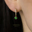 CZ Hoop Earrings, Huggies, White Stone, Emerald, Turquoise, Sapphire, Black Stone, Gold, Silver SHEMISLI SH300, SH258, SH301, SH302, SH202 - Shemisli Jewels