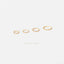 Thin Twisted Hoops Rings for Nose Nostril Piercings, 20gauge, 5,6,7,8,9,10mm, 14k Gold Filled, Sterling Silver, SHEMISLI - SH305-SH310 - Shemisli Jewels