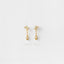 Dangle Stud Earrings, Gold, Silver SHEMISLI - SS138 LR - Shemisli Jewels