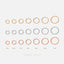 Thin Twisted Hoops Rings for Ear or Nose Piercings, 20gauge, 4,5,6,7,8,9,10,12mm, 14k Gold Filled, Sterling Silver, SHEMISLI - SH304-SH312 - Shemisli Jewels