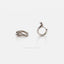 Serpent Hoop Earrings, Snake Huggies, King Cobra Jewelry, Gold, Silver SHEMISLI - SH293 - Shemisli Jewels