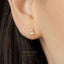 Tiny Marquise Studs, White Stone, Emerald, Turquoise, Sapphire, Black Stone, Gold Silver SHEMISLI - SS307, SS308, SS310, SS311, SS333 - Shemisli Jewels