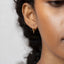 Spike Hoop Earrings, Huggies, Gold, Silver SHEMISLI SH093 - Shemisli Jewels