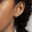 Serpent Hoop Earrings, Snake Huggies, Gold, Silver SHEMISLI SH107 - Shemisli Jewels
