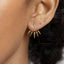Claw Shape Ear Jackets Earrings, Gold, Silver SHEMISLI - SJ006 - Shemisli Jewels