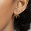 Claw Shape Ear Jackets Earrings, Gold, Silver SHEMISLI - SJ006 - Shemisli Jewels