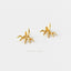 Claw Shape Ear Jackets Earrings, Gold, Silver SHEMISLI - SJ006 - Shemisli Jewels