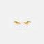 Half Starlight Paved Climber Earrings, Leaf Jewelry, Gold, Silver SHEMISLI - SS327 NOBKG LR - Shemisli Jewels