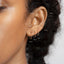 Thin Twisted Hoops Rings for Ear or Nose Piercings, 20gauge, 4,5,6,7,8,9,10,12mm, 14k Gold Filled, Sterling Silver, SHEMISLI - SH304-SH312 - Shemisli Jewels
