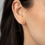 Tiny Clover Flower Stud, White, Emerald, Turquoise, Sapphire, Black, Opal, Gold Silver SHEMISLI SS039, SS151, SS152, SS244, SS245, SS184 - Shemisli Jewels