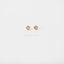 Rose Flower Stud Earrings, Gold, Silver SHEMISLI SS175 Butterfly End, SS765 Screw Ball End (Type A) - Shemisli Jewels