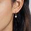 Sun Drop Hoop Earrings, Huggies, Gold, Silver SHEMISLI - SH167 - Shemisli Jewels
