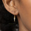 Spike Hoops Earrings, Triangle Dangle Earrings, Gold, Silver SHEMISLI - SH092 - Shemisli Jewels