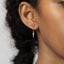 Spike Hoops Earrings, Triangle Dangle Earrings, Gold, Silver SHEMISLI - SH092 - Shemisli Jewels