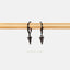 Hexagon Spike Hoops Earrings, Gold, Silver, Black SHEMISLI - SH179 - Shemisli Jewels
