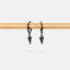 Hexagon Spike Hoops Earrings, Gold, Silver, Black SHEMISLI - SH179 - Shemisli Jewels