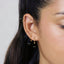 Simple Beaded Hoop, No Hinge Design, Huggies, Gold, Silver SHEMISLI SH535, SH536, SH537, SH538, SH539, SH540 - Shemisli Jewels