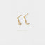 Moon and Star Earrings, Mismatched Celestial Dangle Earrings, Starburst CZ Earrings, SS172 (star), SS173 (moon), SS174 (star&moon) - Shemisli Jewels