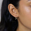 Dainty Branch Leaf Climber Earrings, Gold, Silver SHEMISLI - SS165 NOBKG LR - Shemisli Jewels