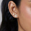 Daisy Flower Stud Earrings, Silver SHEMISLI - SS117, SS118 - Shemisli Jewels