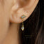 Dangle Stud Earrings, Gold, Silver SHEMISLI - SS138 LR - Shemisli Jewels