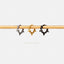 Spike Hoop Earrings, Huggies, Gold, Silver SHEMISLI SH094 - Shemisli Jewels