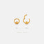 Bee Septum Ring, Daith Hoop, Hinged Clicker Hoop, 16ga 8mm or 10mm, Solid G23 Titanium, SHEMISLI SH232, SH233 - Shemisli Jewels