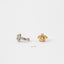 Flower CZ Helix Hoops, Gold, Silver SHEMISLI SH101 - Shemisli Jewels