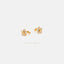 Flower CZ Helix Hoops, Gold, Silver SHEMISLI SH101 - Shemisli Jewels
