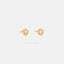 Vintage Opal Stud Earrings, Gold, Silver SHEMISLI - SS068 Butterfly End, SS453 Screw Ball End (Type A) - Shemisli Jewels