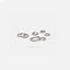 Silver hoop earrings 5mm to 12mm – size range
