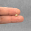 Tiny CZ Flower Studs Earrings with Screw Ball End (Type B), Gold, Silver SHEMISLI SS337 - Shemisli Jewels