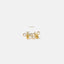 Bee CZ Studs Earrings, Gold, Silver SHEMISLI - SS044 Butterfly End, SS361 Screw Ball End (Type A) - Shemisli Jewels