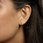 Oval Hoop Earrings, Gold, Silver SHEMISLI - SH028 - Shemisli Jewels