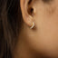 Tiny Pearls Hoop Earrings, Huggies, Gold, Silver SHEMISLI - SH266 - Shemisli Jewels