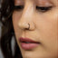Black Thin Hoops Rings for Ear, Nose Piercings, No Hinge Design, 20ga, 4, 5, 6, 7, 8, 9, 10, 12mm - SH284-292 - Shemisli Jewels