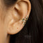 Leaf Conch Ear Conch Cuff, Earring No Piercing is Needed, Gold, Silver SHEMISLI SF053 - Shemisli Jewels