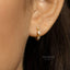 Marquise CZ Hoop Earrings, Huggies, Gold, Silver SHEMISLI SH064 - Shemisli Jewels