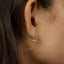 Chain Hoop Earrings, Huggies, Gold, Silver SHEMISLI SH078 - Shemisli Jewels