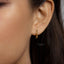 Chain Hoop Earrings, Huggies, Gold, Silver SHEMISLI SH078 - Shemisli Jewels