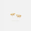 Leaf Climber Earrings, Leaf Jewelry, Gold, Silver SHEMISLI - SS309 NOBKG LR - Shemisli Jewels
